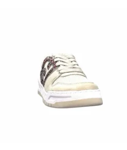 Ba3093Tx306 Suede Textile Blanc Glitter*Liu.Jo New