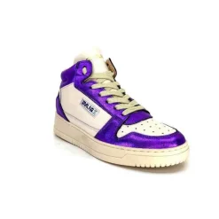 Meline 22Db Cuir Creme Et Violet*Méliné