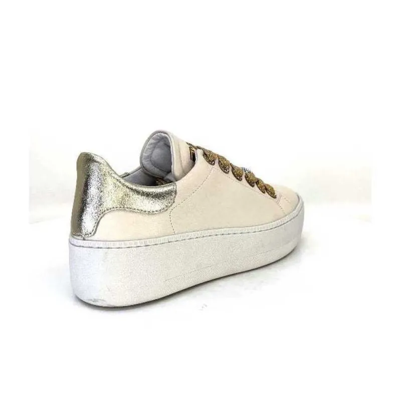 Meline Pf222 Cuir Creme Et Dore*Méliné Clearance