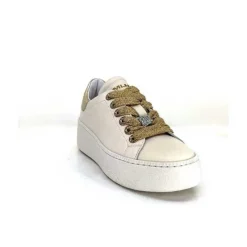 Meline Pf222 Cuir Creme Et Dore*Méliné Clearance