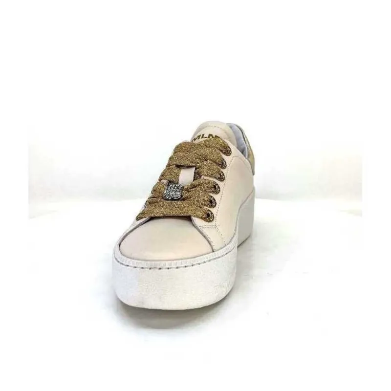 Meline Pf222 Cuir Creme Et Dore*Méliné Clearance