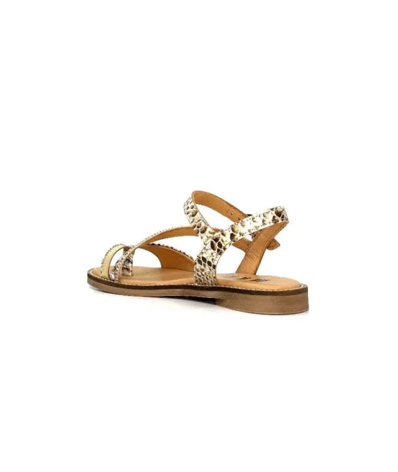 Agate 2 Cuir Metal Or Marron*MKD Discount