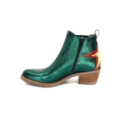 Izac Cuir Metal Vert*MKD Sale