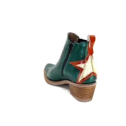 Izac Cuir Metal Vert*MKD Sale