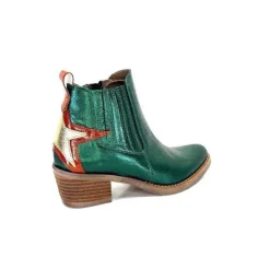 Izac Cuir Metal Vert*MKD Sale