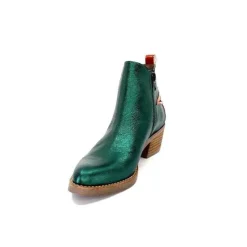 Izac Cuir Metal Vert*MKD Sale