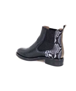 Sibel4 Cuir Metal Noir*MKD Hot