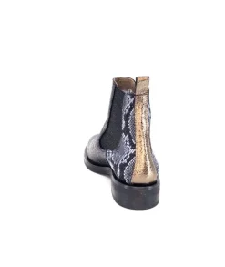 Sibel4 Cuir Metal Noir*MKD Hot