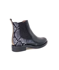 Sibel4 Cuir Metal Noir*MKD Hot