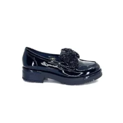 Mocassins 6765 Cuir Vernis Noir*Myma New