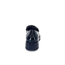 Mocassins 6765 Cuir Vernis Noir*Myma New