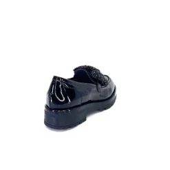 Mocassins 6765 Cuir Vernis Noir*Myma New