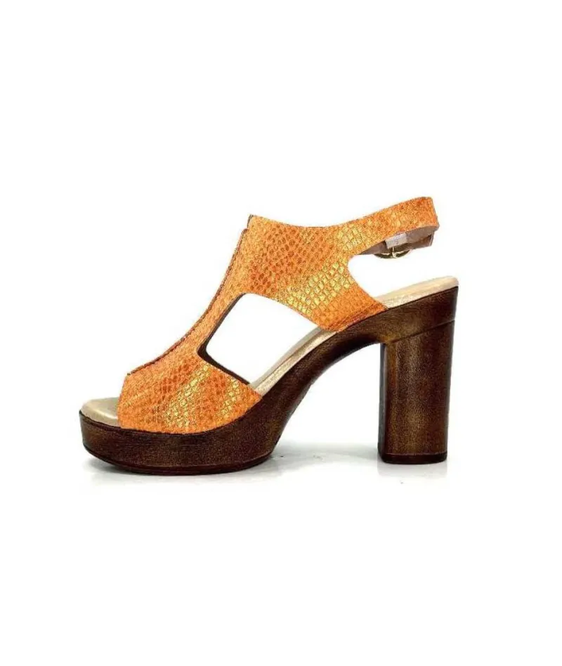 6580/01 Cuir Metal Orange*Myma Hot