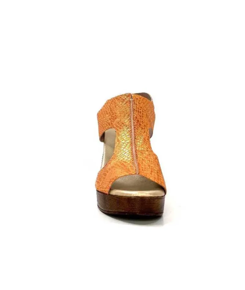 6580/01 Cuir Metal Orange*Myma Hot
