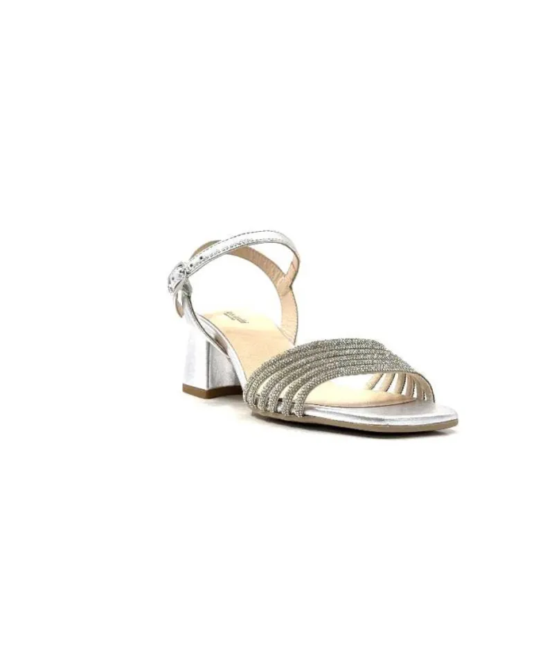 Nero Gardini 307320 De Cuir Strass Argent*Nero Giardini Sale