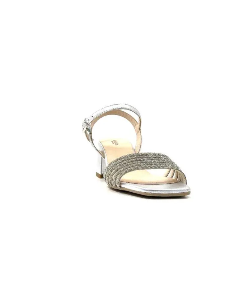 Nero Gardini 307320 De Cuir Strass Argent*Nero Giardini Sale
