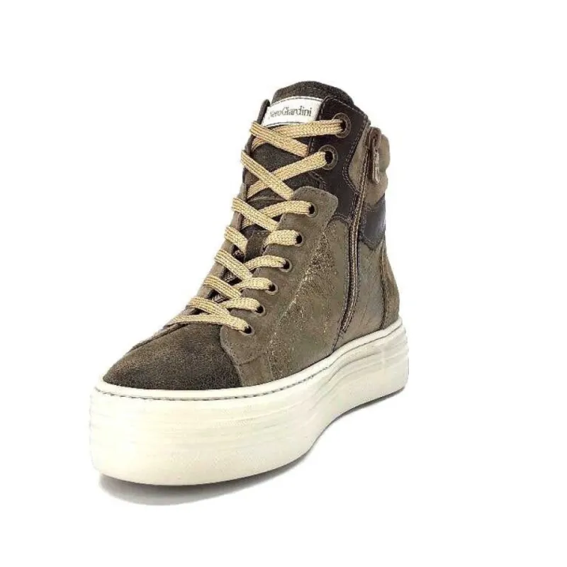 17004 Cuir Kaki Militaire*Nero Giardini Hot