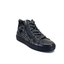 205363 D 101 Cuir Metal Gris*Nero Giardini Hot