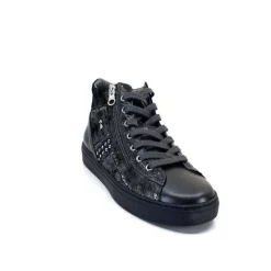 205363 D 101 Cuir Metal Gris*Nero Giardini Hot