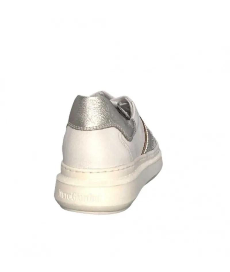 306554 D707 Cuir Blanc*Nero Giardini Hot