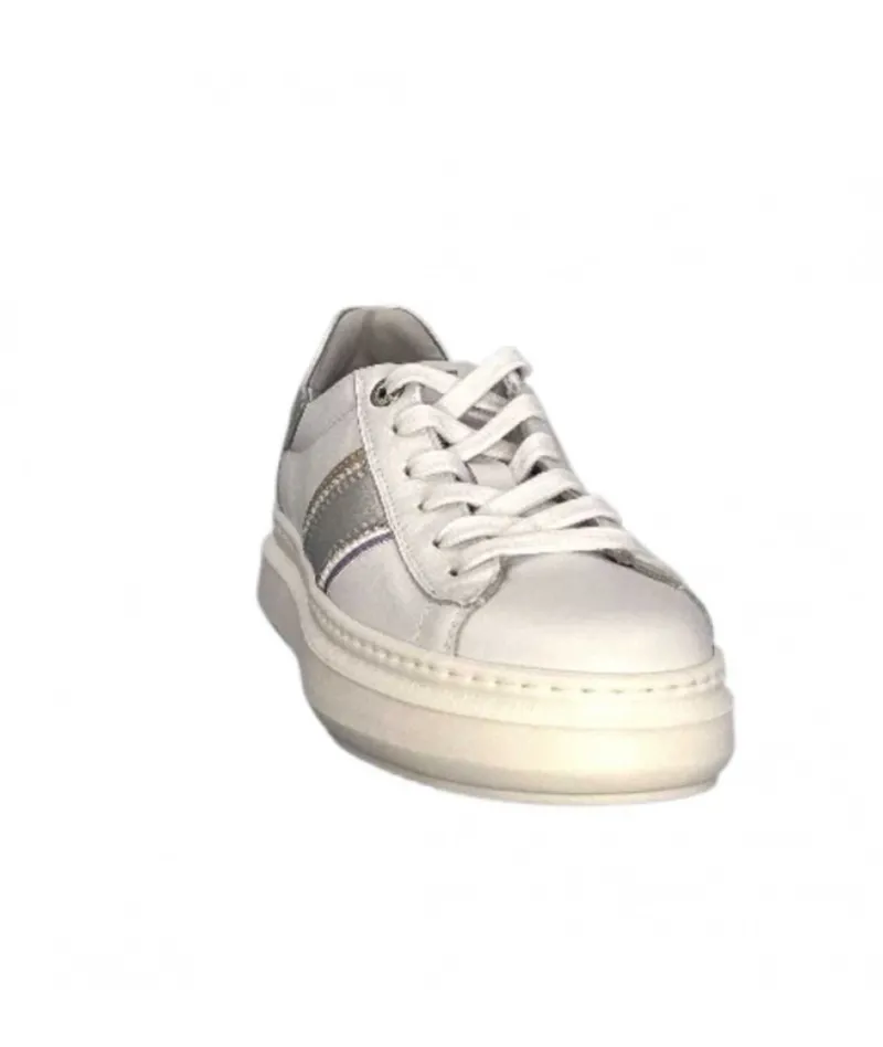 306554 D707 Cuir Blanc*Nero Giardini Hot