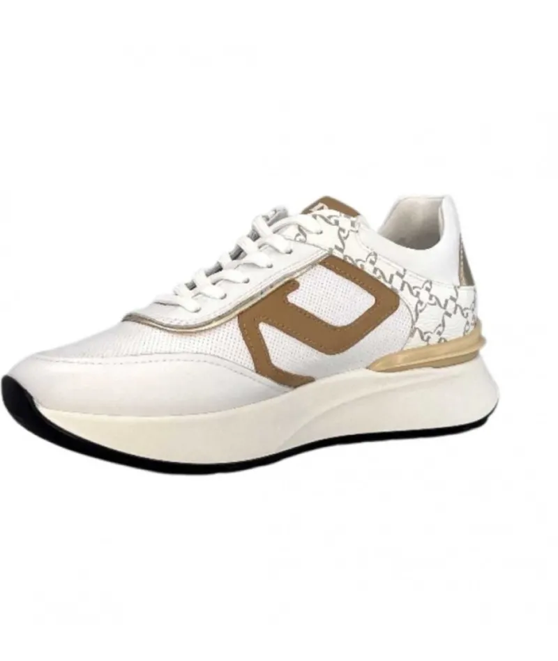 306447 D707 Cuir Blanc*Nero Giardini Discount