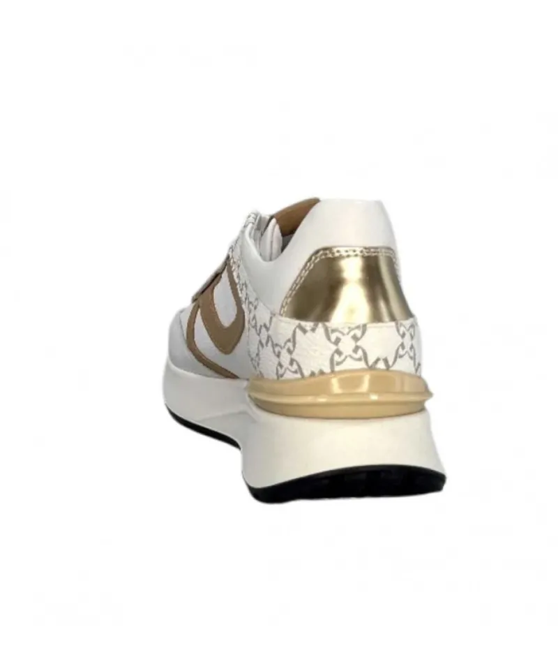 306447 D707 Cuir Blanc*Nero Giardini Discount