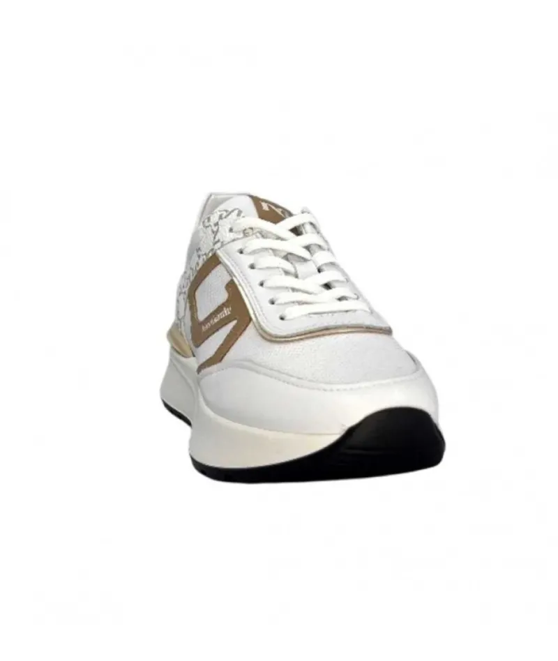 306447 D707 Cuir Blanc*Nero Giardini Discount