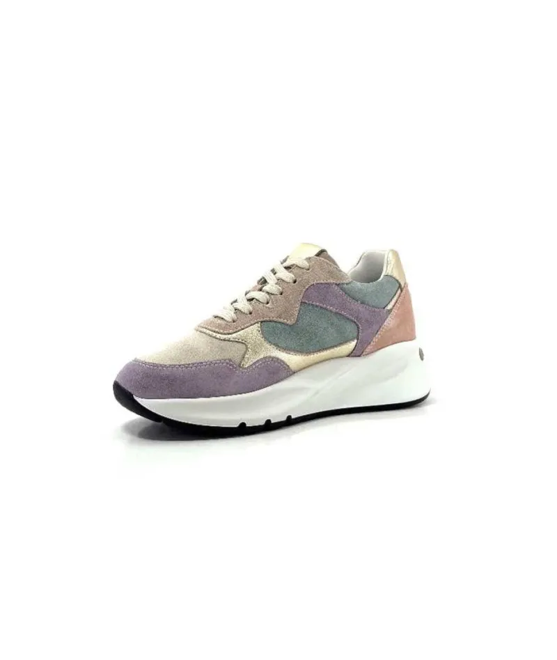 306412 D603 Cuir Daim Lilas*Nero Giardini Outlet