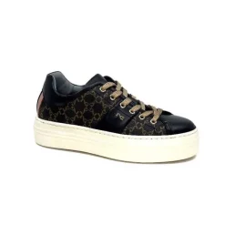 1308421 D100 Cuir Noir Imprime*Nero Giardini Outlet