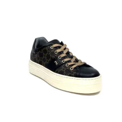 1308421 D100 Cuir Noir Imprime*Nero Giardini Outlet