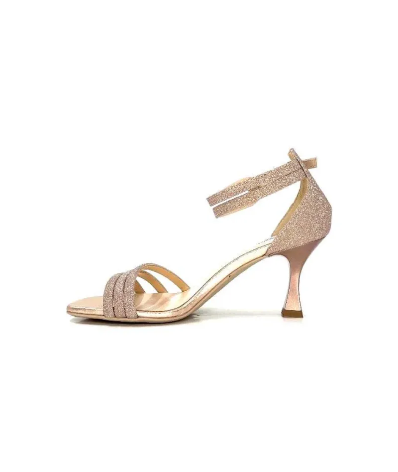 307291 De631 Glitter Nude*Nero Giardini Clearance