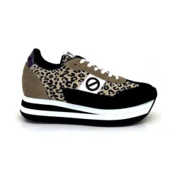 Flex M Jogger Daim Textile Beige Et Noir*No Name