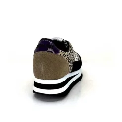 Flex M Jogger Daim Textile Beige Et Noir*No Name