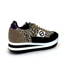 Flex M Jogger Daim Textile Beige Et Noir*No Name