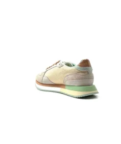 Mia Jogger Daim Textile Beige Pastel Vert*No Name Outlet