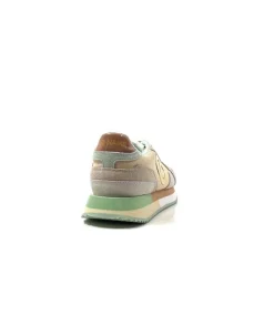 Mia Jogger Daim Textile Beige Pastel Vert*No Name Outlet