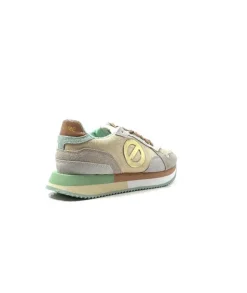 Mia Jogger Daim Textile Beige Pastel Vert*No Name Outlet