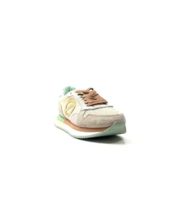 Mia Jogger Daim Textile Beige Pastel Vert*No Name Outlet