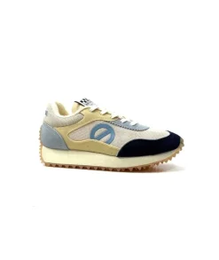 Punky Jogger Daim Bleu Textile Beige*No Name Clearance