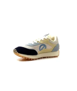 Punky Jogger Daim Bleu Textile Beige*No Name Clearance