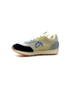 Punky Jogger Daim Bleu Textile Beige*No Name Clearance