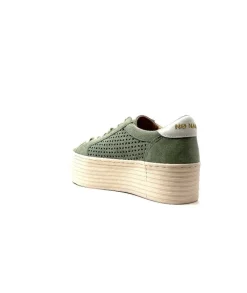 Spice Sneaker Cuir Vert D'Eau*No Name Sale