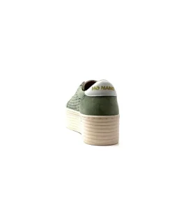 Spice Sneaker Cuir Vert D'Eau*No Name Sale