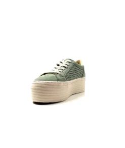 Spice Sneaker Cuir Vert D'Eau*No Name Sale