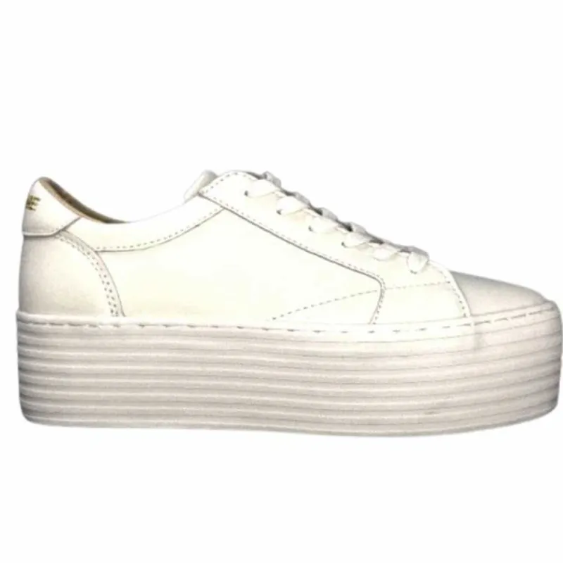 Spice Sneaker Cuir Blanc*No Name Clearance