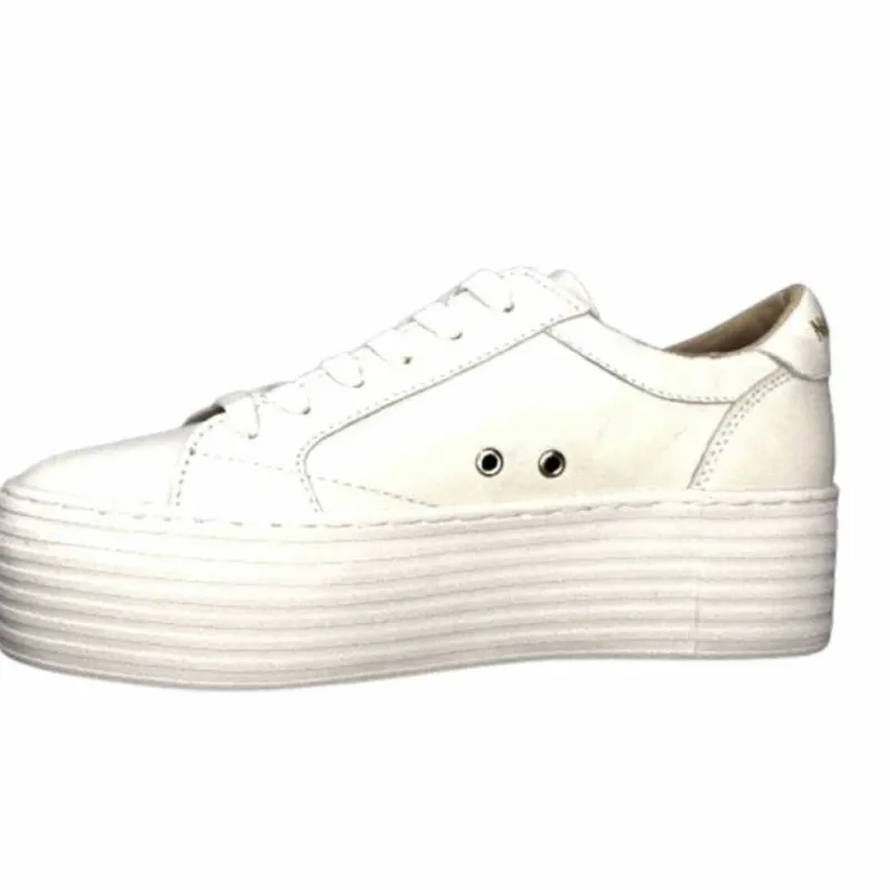 Spice Sneaker Cuir Blanc*No Name Clearance