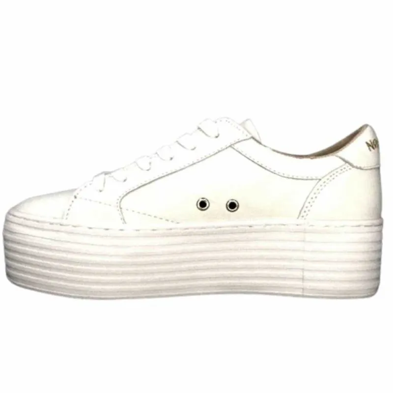 Spice Sneaker Cuir Blanc*No Name Clearance