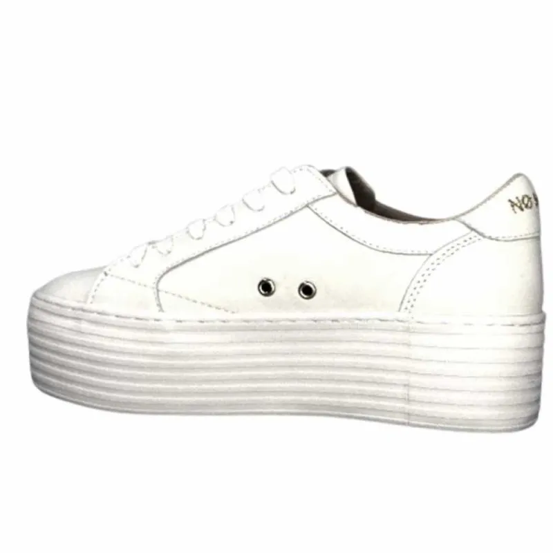 Spice Sneaker Cuir Blanc*No Name Clearance