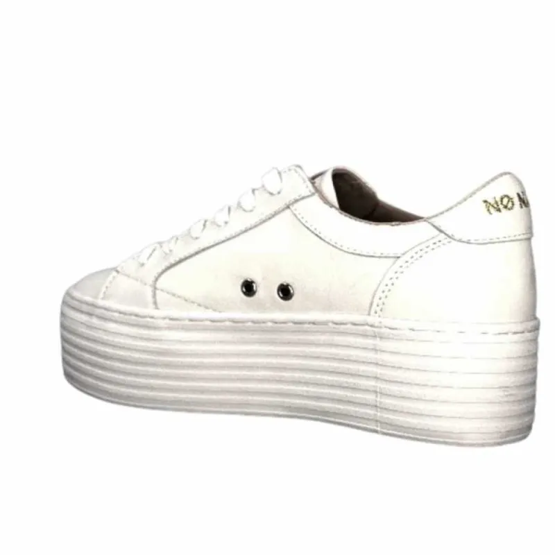 Spice Sneaker Cuir Blanc*No Name Clearance